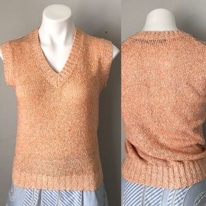 Vintage Pale Pink Sweater Vest